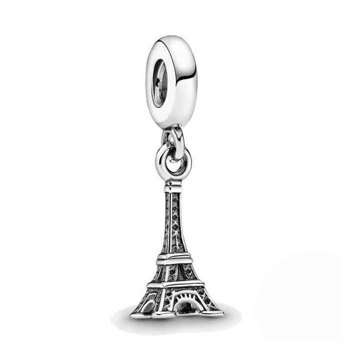 Sterling Silver Eiffel Tower Dangle Charms