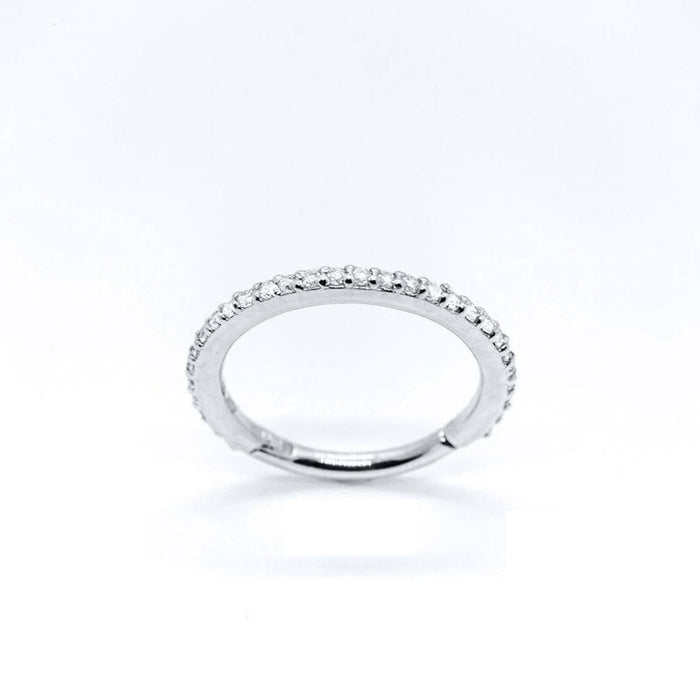 Zircon Sterling Silver Nose Ring For Women