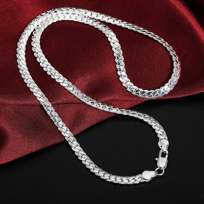 Sterling Silver 5mm Unisex Chain