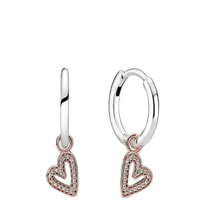 Sterling Silver Pearl Hoop Earrings For Women