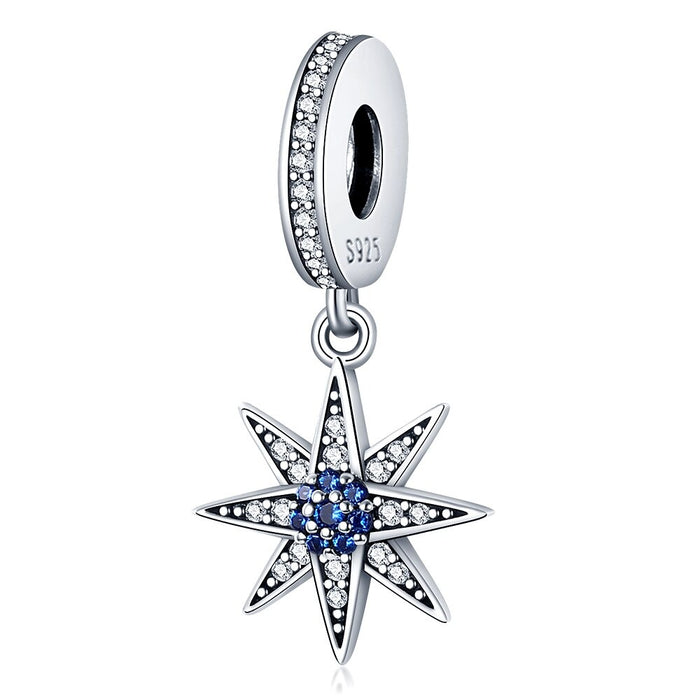 Silver Zircon Shiny Beads For Girl's & Women DIY Jewelry