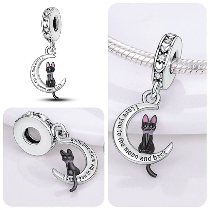 Sterling Silver Beads Bracelets Changing Charm For Women
