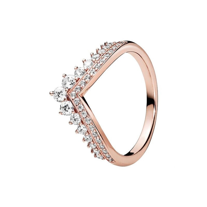 Sterling Silver Sparkling Stylish Zircon Ring For Women