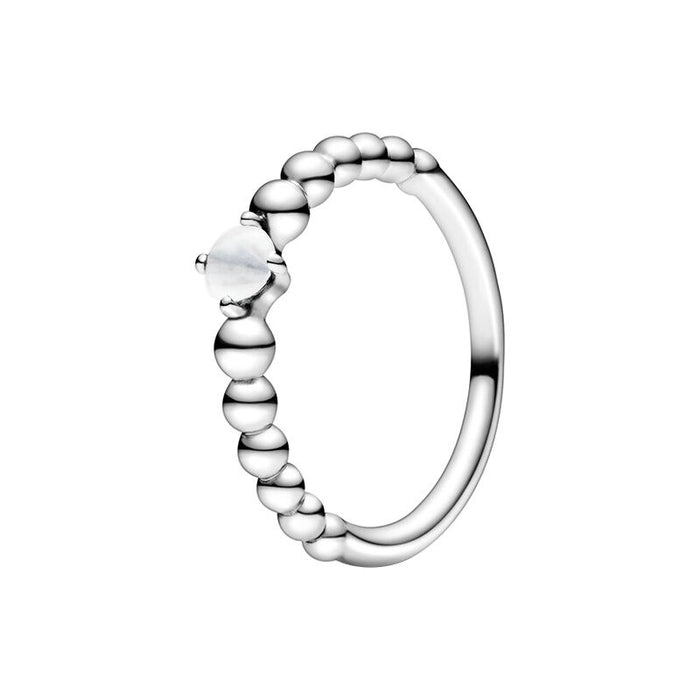 Sparkling Sterling Silver Gem Stylish Ring For Women