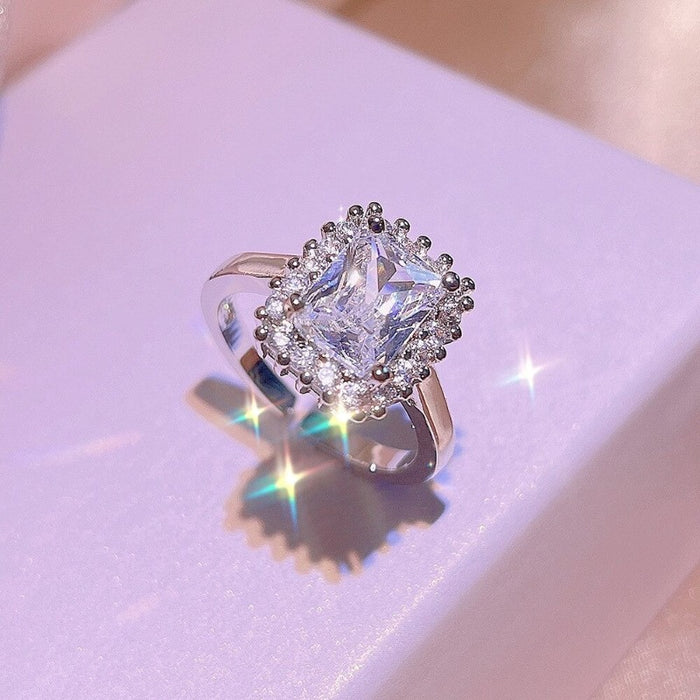 Exquisite Bright Fashion Micro Set Zircon Jewelry Set