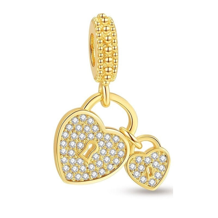 Golden Zircon Shiny Beads For Girl's & Women