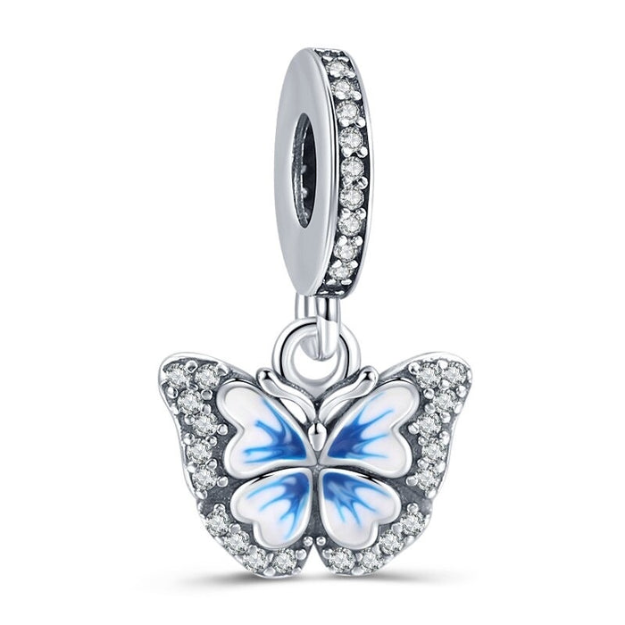 Silver Stylish Sparkling Zircon Beads For Women