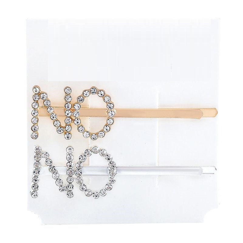 Letter Hair Clip Headwear For Women