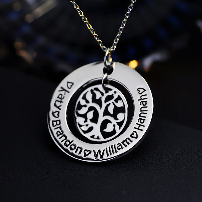 Personalized Tree of Life Pendant - Ashley Jewels - 3