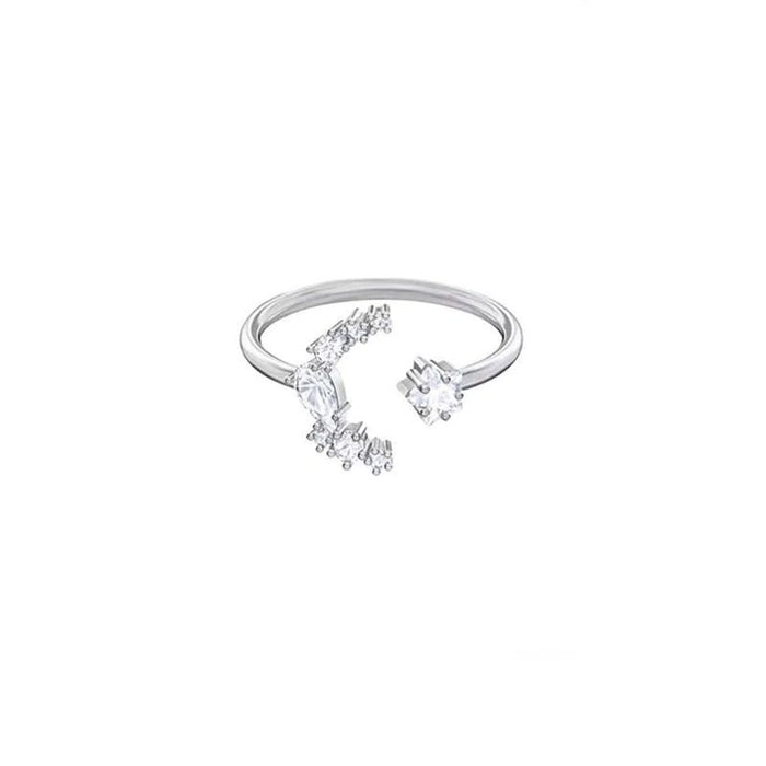 Sterling Silver Adjustable Charm Stylish Ring For Women