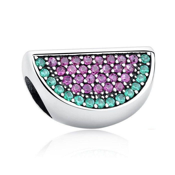 Sterling Sparkling Silver Stylish Bead Charm For Women