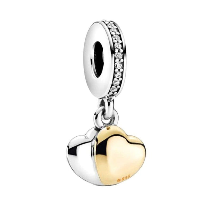 Sterling Silver Beads Bracelets Charm For Women
