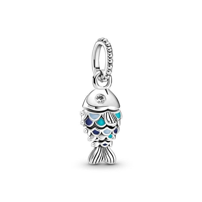 Sterling Silver Zircon Bead Charms For Girls & Women