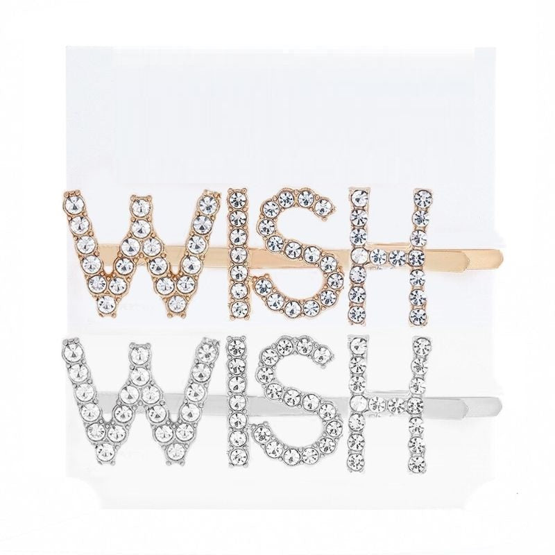 Letter Hair Clip Headwear For Women