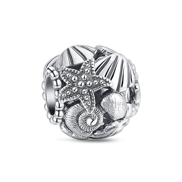 Zircon Shiny Silver Beads For Women DIY Jewelry