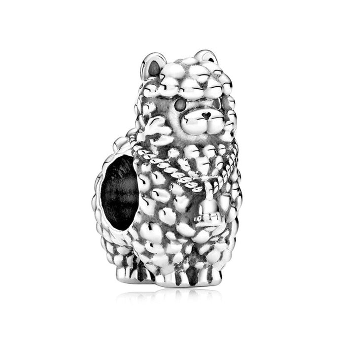 Sterling Silver Black Bead For Women Zircon Jewelry