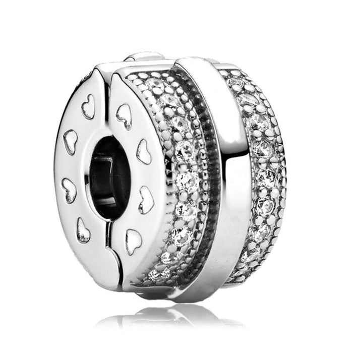 Sterling Zircon Silver Black Bead For Women DIY Jewelry