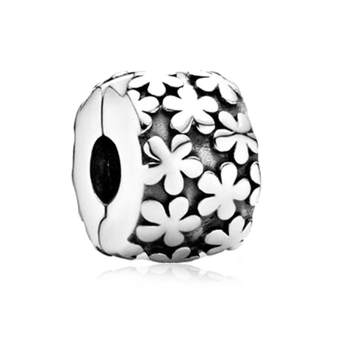 Sterling Zircon Silver Black Bead For Women DIY Jewelry