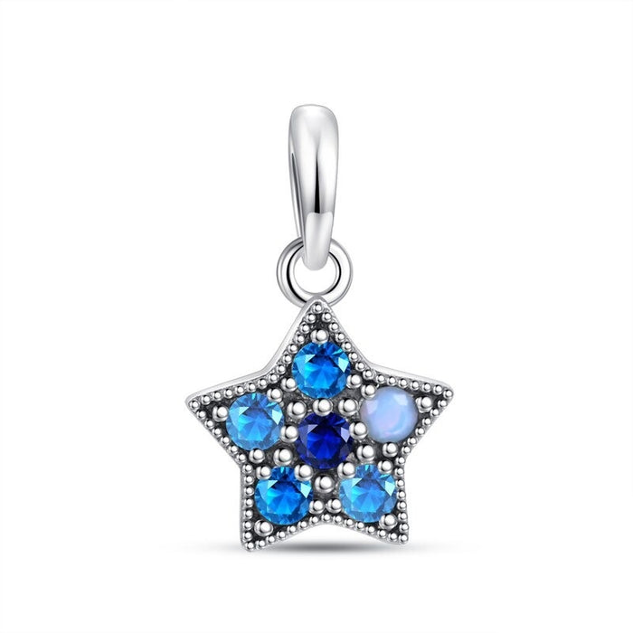 Shiny Silver Zircon Bead For Women DIY Jewelry