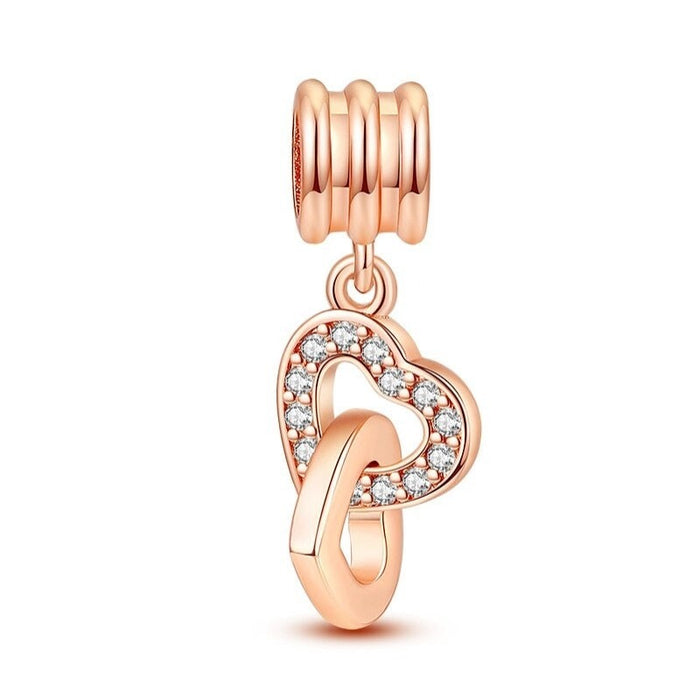 Round Zircon Shiny Stylish Bead For Women DIY Jewelry