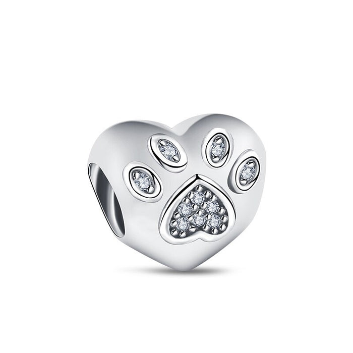 Zircon Stylish Sterling Silver Beads For Women Jewelry