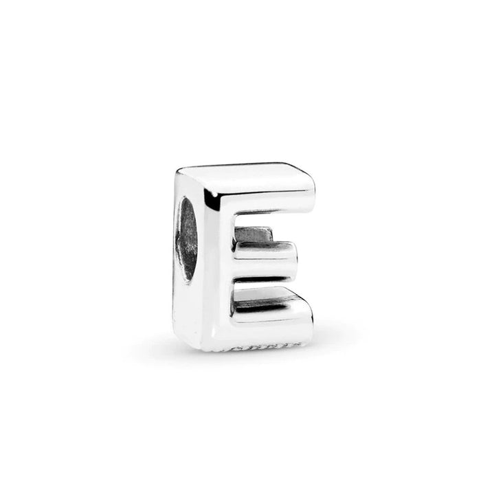 Sterling Silver Letter Alphabet A-Z Beads For DIY Jewelry