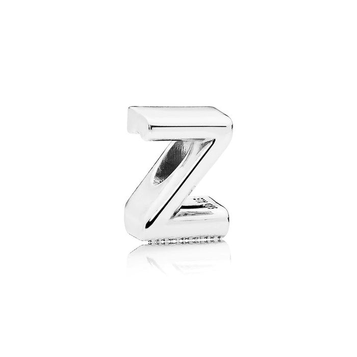 Sterling Silver Letter Alphabet A-Z Beads For DIY Jewelry