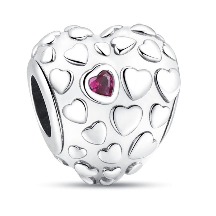 Stylish Sterling Silver Zircon Bead For Women