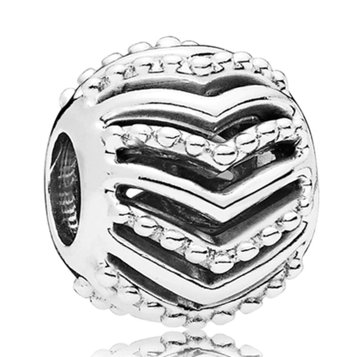 Zircon Sterling Silver Black Beads For Women DIY Jewelry