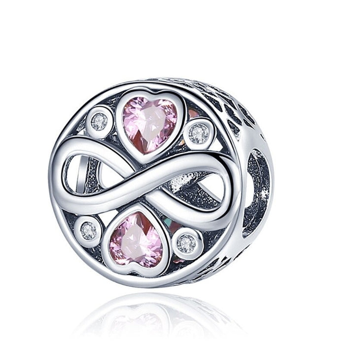 Sterling Silver Forever Infinite Series Hollow Beads