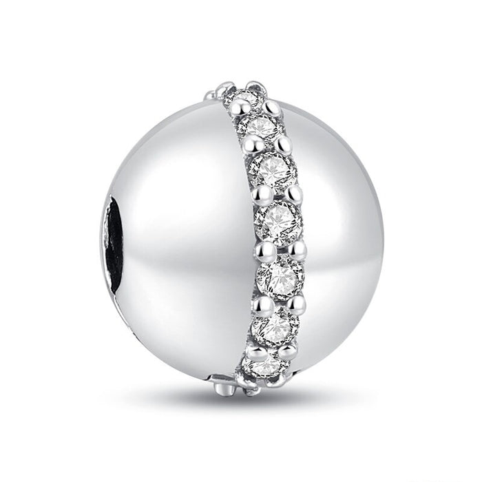 Stylish Sterling Silver Sparkling Beads For Women