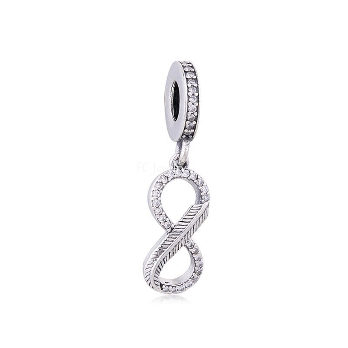 Zircon Stylish Sterling Silver Bead For Women & Girls