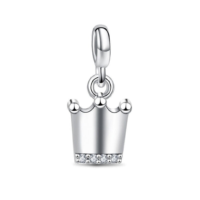 Silver Stylish Zircon Bead For Women DIY Jewelry