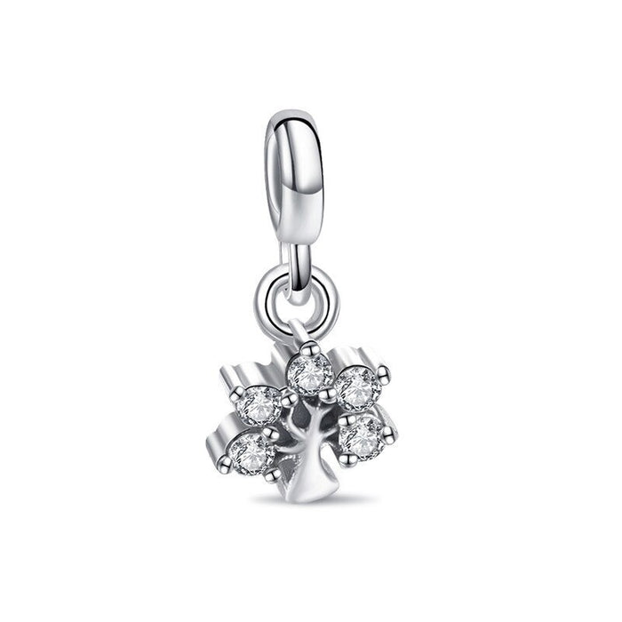 Silver Zircon Stylish Beads For Women Jewelry