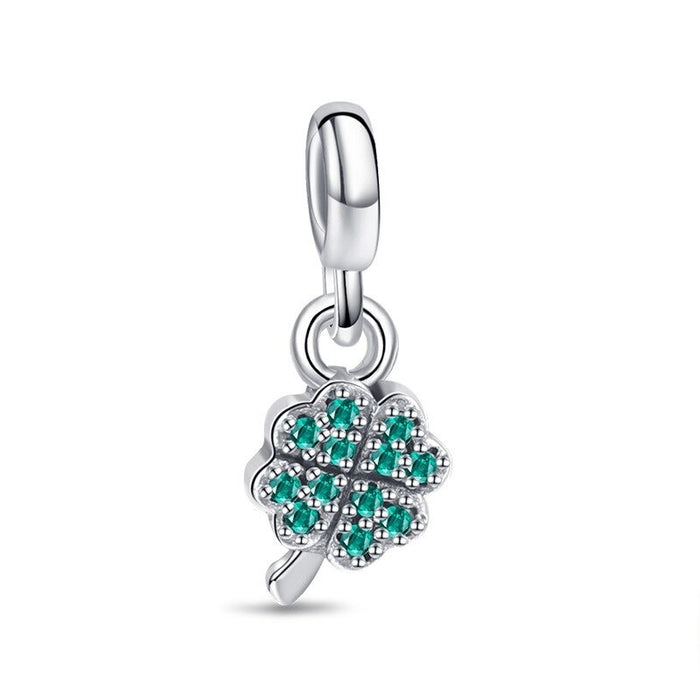 Silver Zircon Stylish Sparkling Bead For Women DIY Jewelry