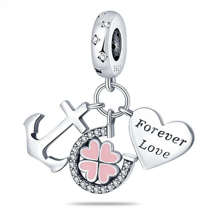Sterling Silver Pandora Charm Fit Jewelry For Women