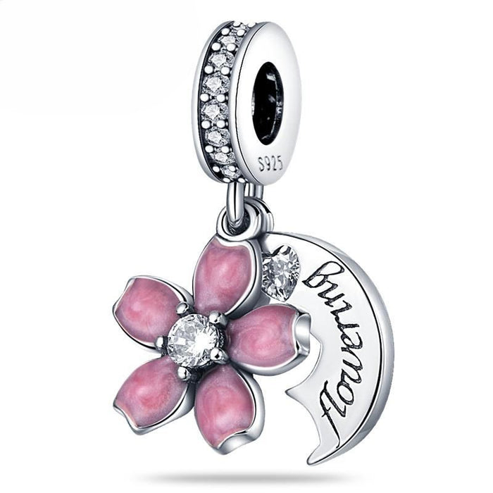 Sterling Silver Pandora Charm Fit Jewelry For Women