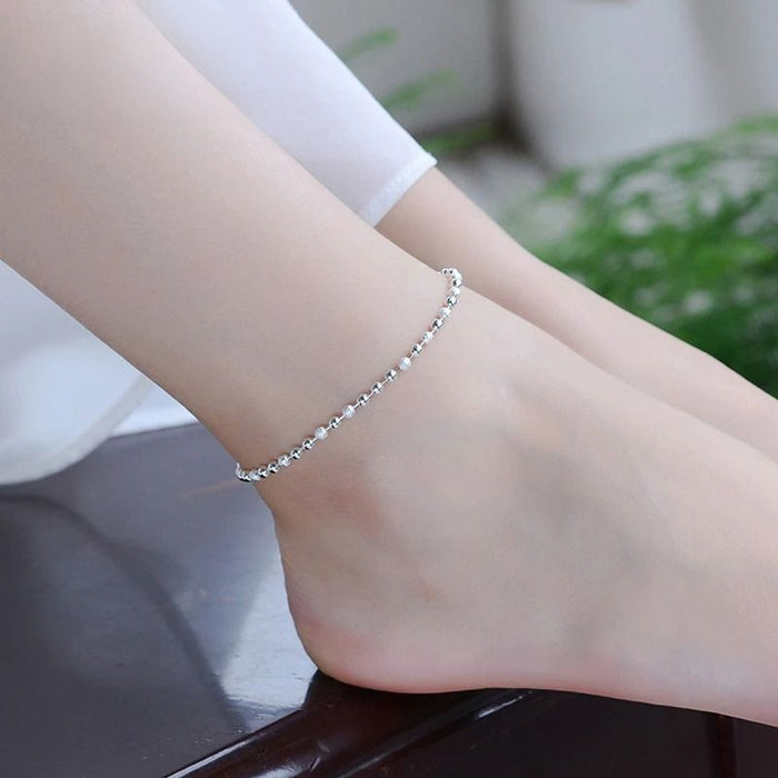 Classic Simple Small Round Ball Shape Anklets