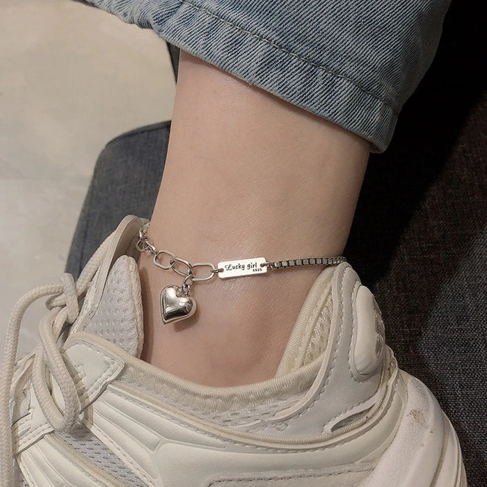 Sterling Silver Summer Anklet For Women