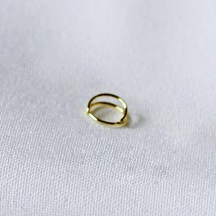 Sterling Silver Double Circle Nose Ring For Women