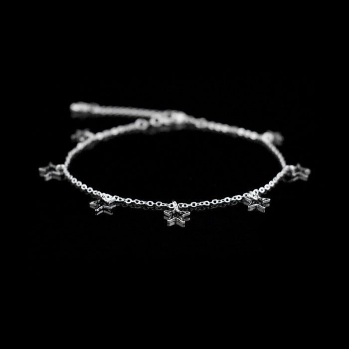 Star & Heart Foot Anklet Chain For Women